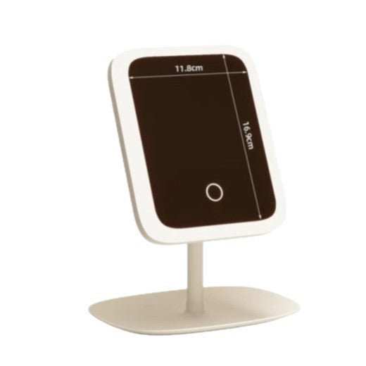 LED Smart Makeup Mirror with Storage – Lighted Vanity Mirror
